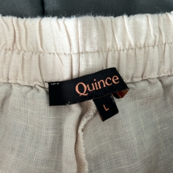 Quince Linen Long Sleeve Pajama Set Size Large - Picture 11 of 14
